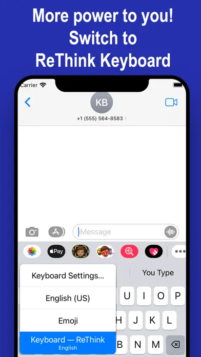 Ảnh chụp màn hình của ReThink - Stop Cyberbullying