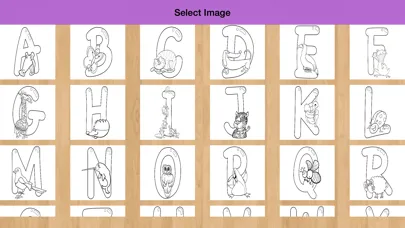 Alphabet Coloring Pages & Book سکرین شاٹس