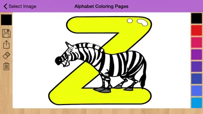 Alphabet Coloring Pages & Book سکرین شاٹس