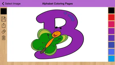 Alphabet Coloring Pages & Book سکرین شاٹس