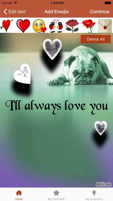 Capturas de pantalla de Broken Heart Quotes Plus