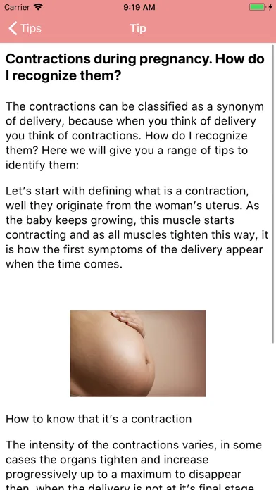 Contraction Timer & Counter Screenshots