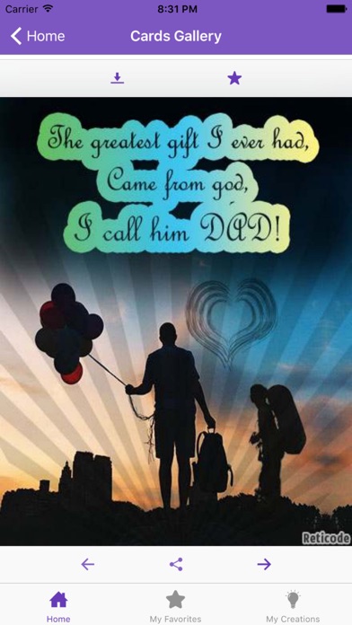 Скриншоты Fathers Day Quotes & Editor
