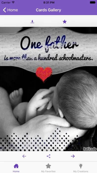 Fathers Day Quotes & Editor 스크린샷