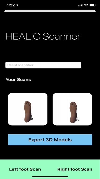 HEALIC FootScanner Screenshots