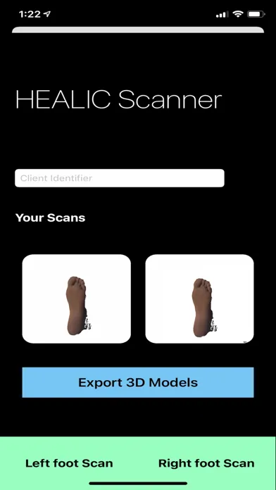 HEALIC FootScanner スクリーンショット