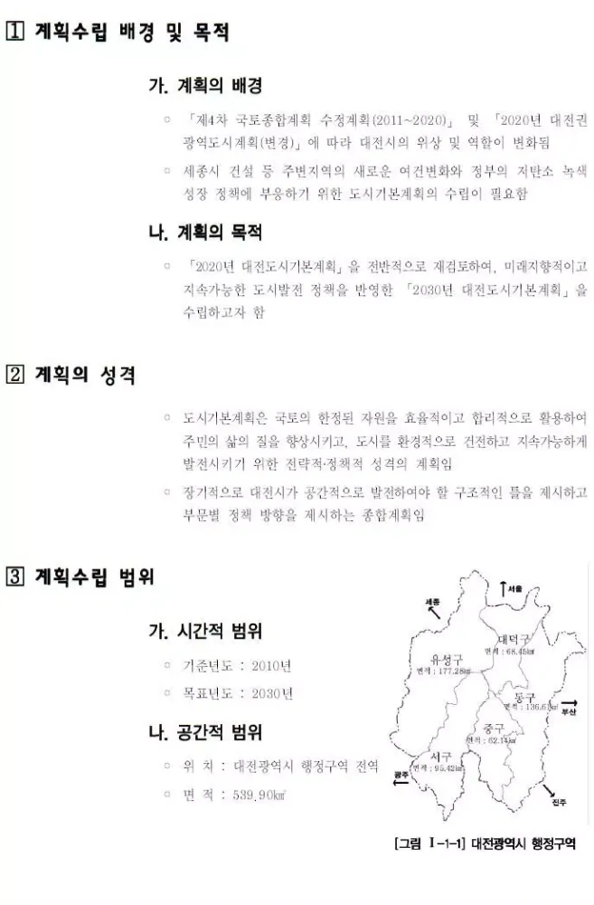 대전부동산 도시기본계획(2030년) Ekran Görüntüleri