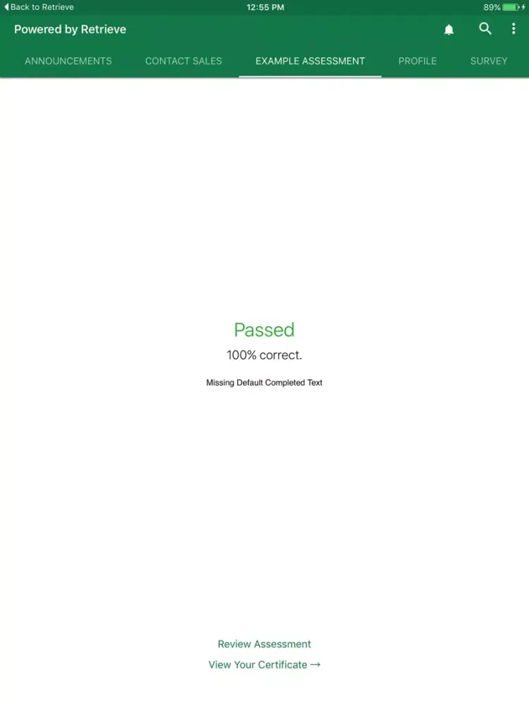 Powered by Retrieve iPad  স্ক্রিনশট