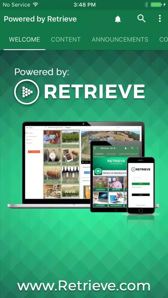 Powered by Retrieve স্ক্রিনশট