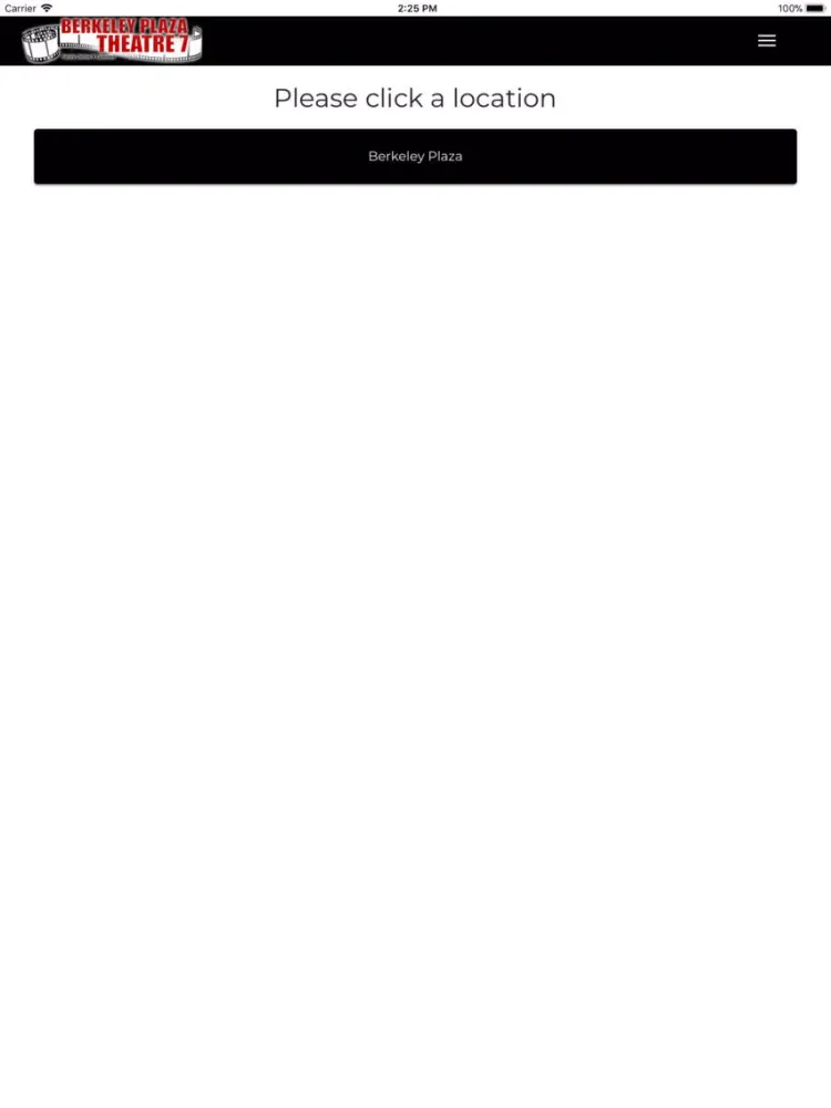 Berkeley Plaza Theater iPad  スクリーンショット