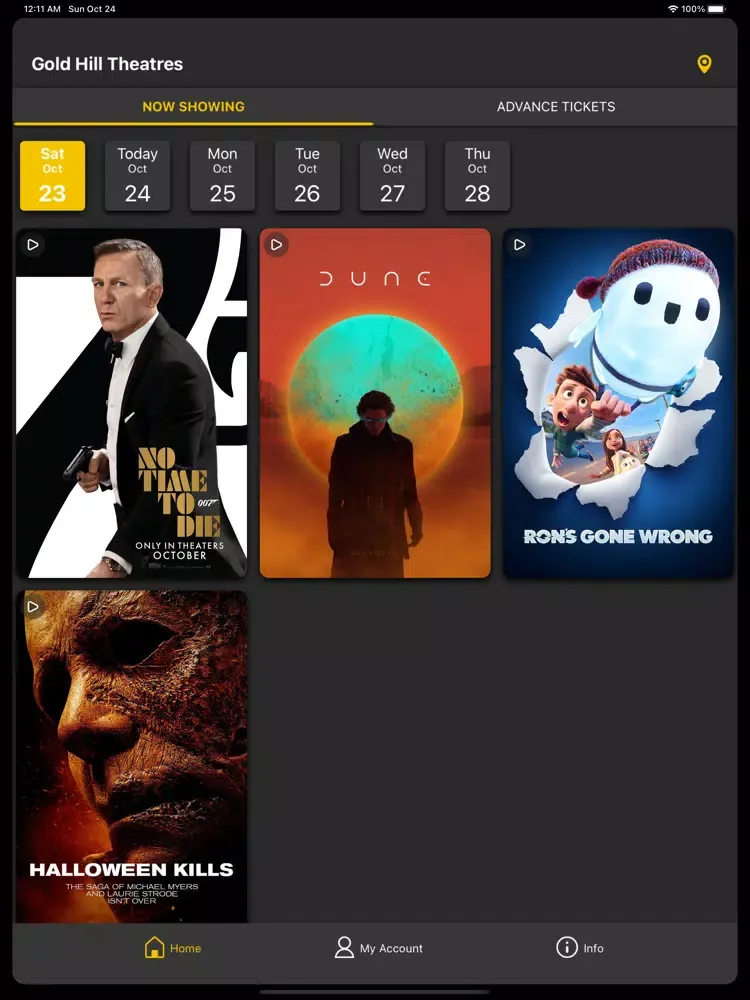 تصاویر Gold Hill Theatres iPad 