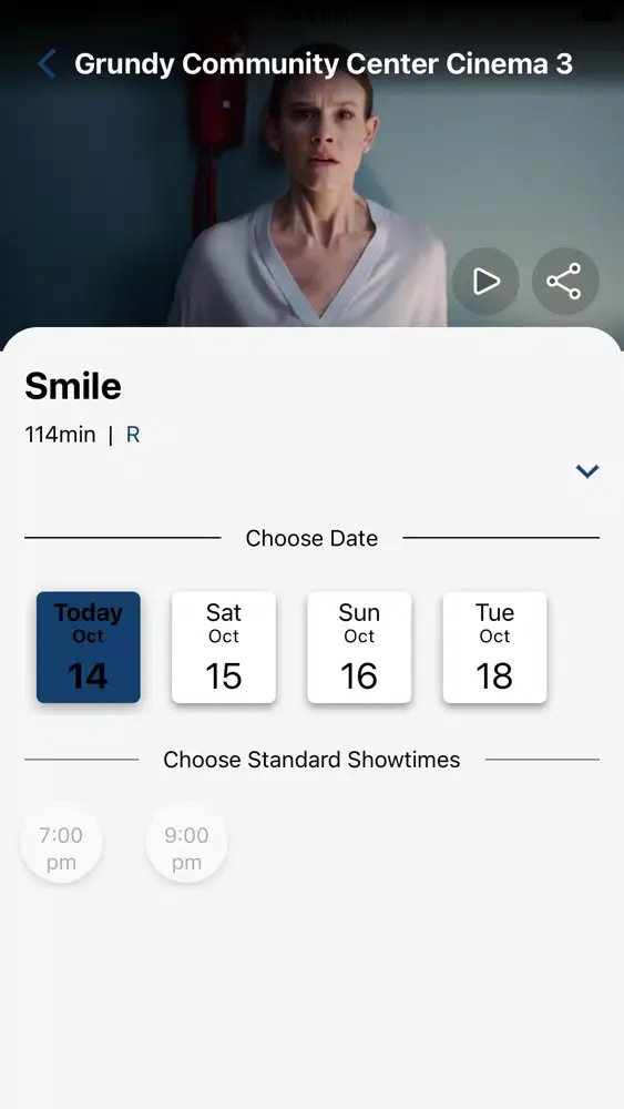 Ảnh chụp màn hình của Grundy Community Center Cinema