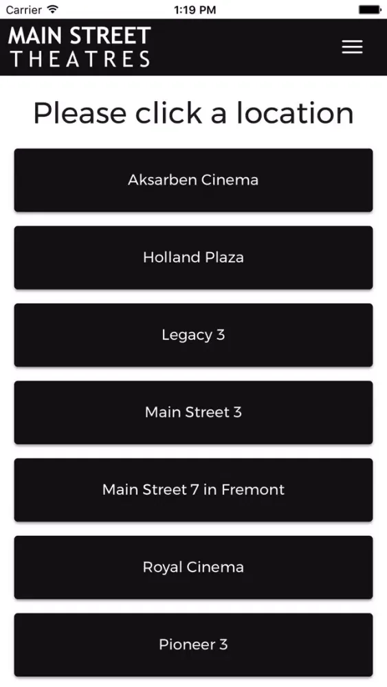 Main Street Theaters 스크린샷