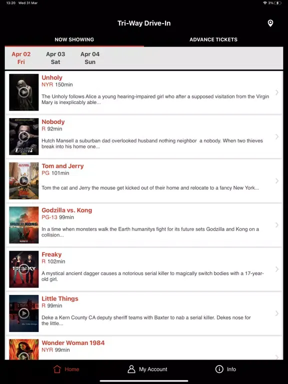Tri-Way Drive-In iPad  스크린샷