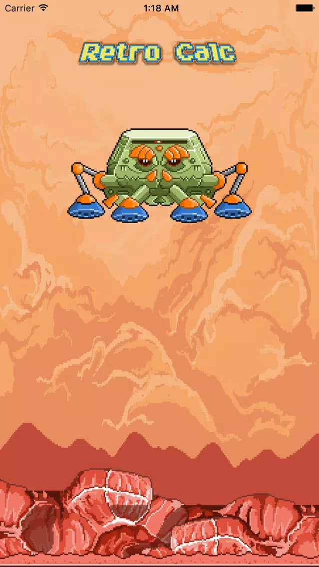 Retro Calc Moon Space Screenshots