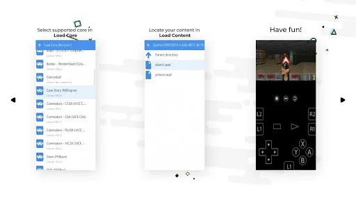 Zrzuty ekranu RetroArch