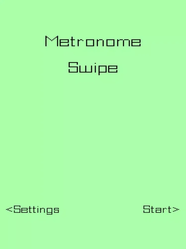 Metronome Swipe iPad  سکرین شاٹس