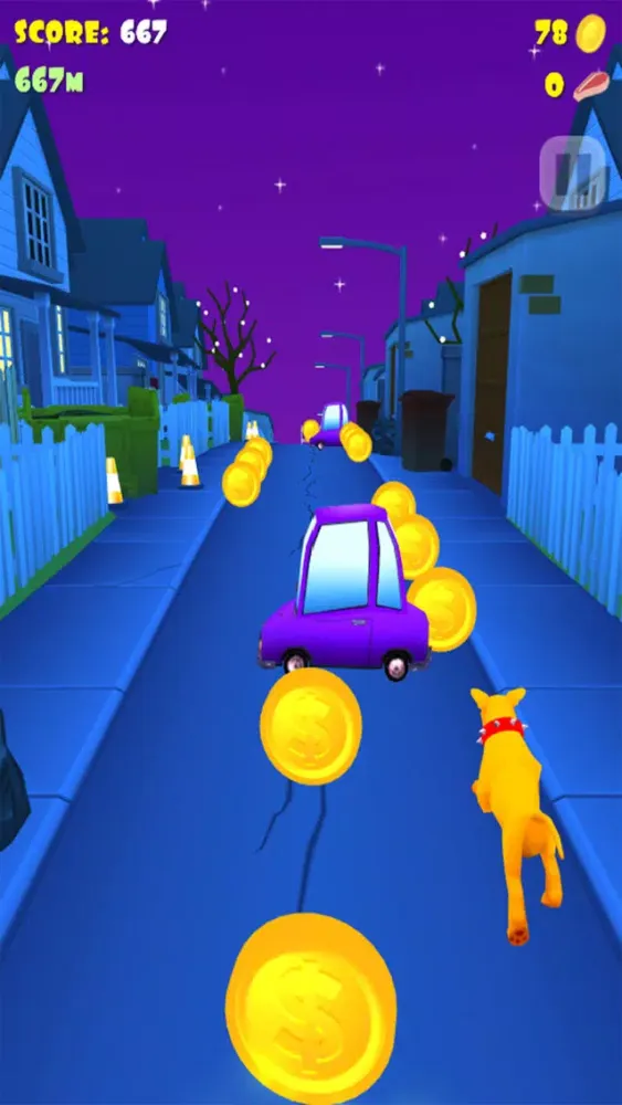 Super Fancy Run -Dog Adventure স্ক্রিনশট