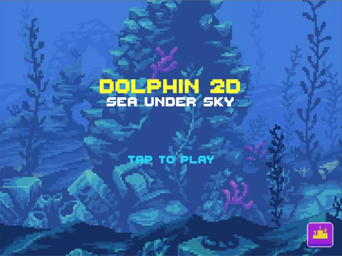 صور Dolphin 2D:Sea Under Sky Light iPad 