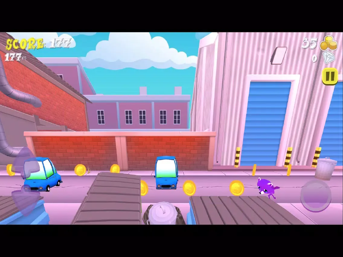 Tangkapan layar Super 3D Runner: Toon Universe iPad 