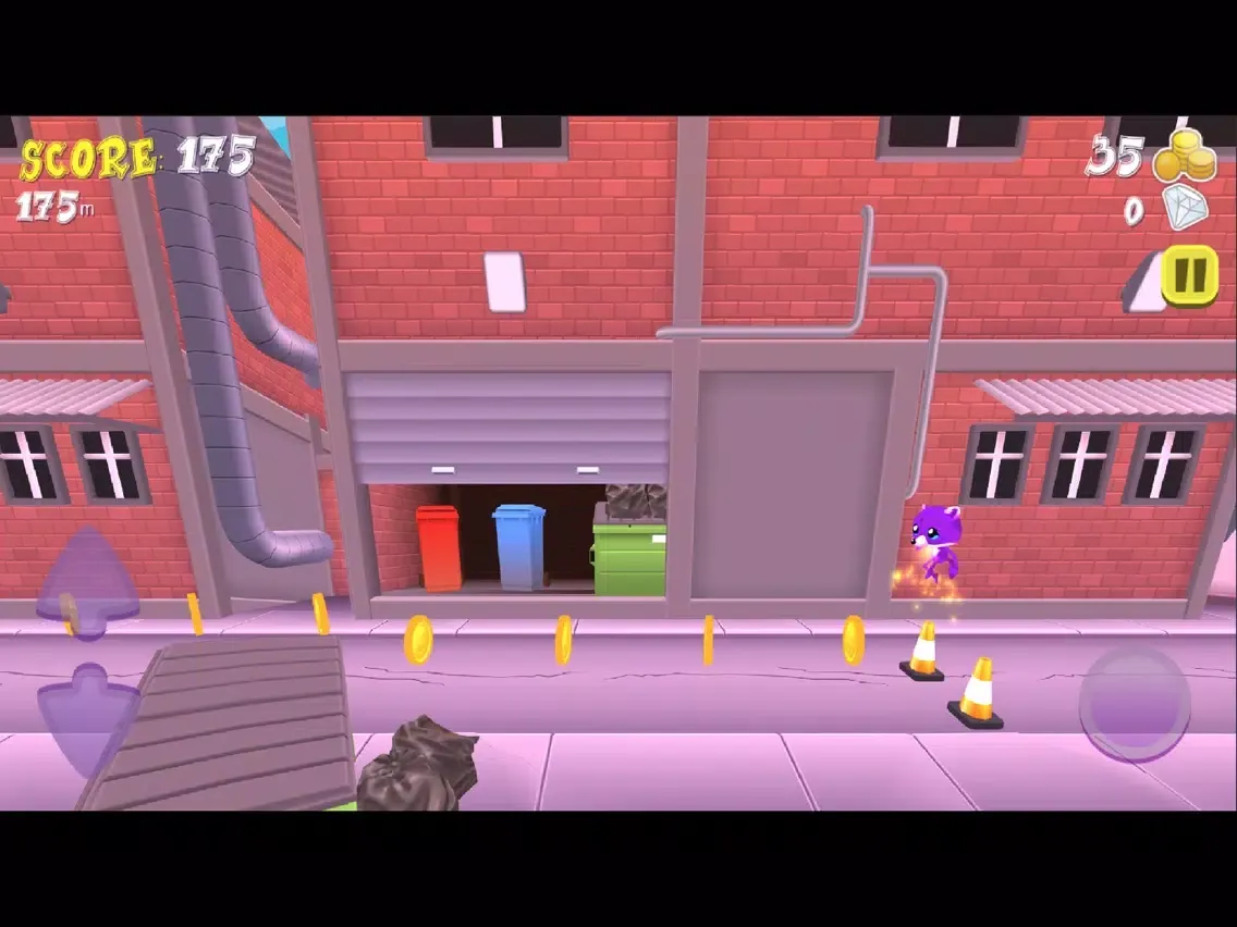 Tangkapan layar Super 3D Runner: Toon Universe iPad 
