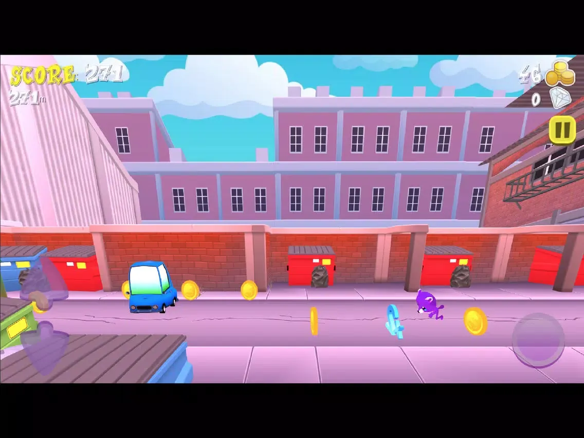 Tangkapan layar Super 3D Runner: Toon Universe iPad 