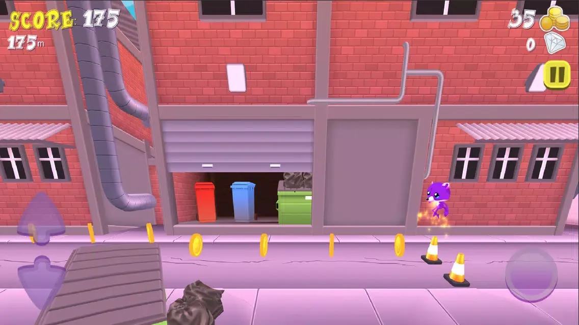 Tangkapan layar Super 3D Runner: Toon Universe