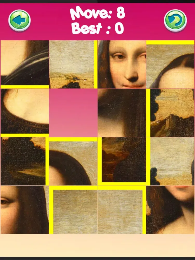 Retro Slide Puzzle iPad 应用截图