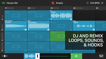 Zrzuty ekranu Hook for iPhone - Live DJ and Mashup Workstation