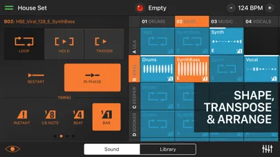 Zrzuty ekranu Hook for iPhone - Live DJ and Mashup Workstation