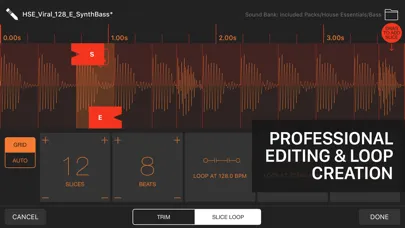 Zrzuty ekranu Hook for iPhone - Live DJ and Mashup Workstation