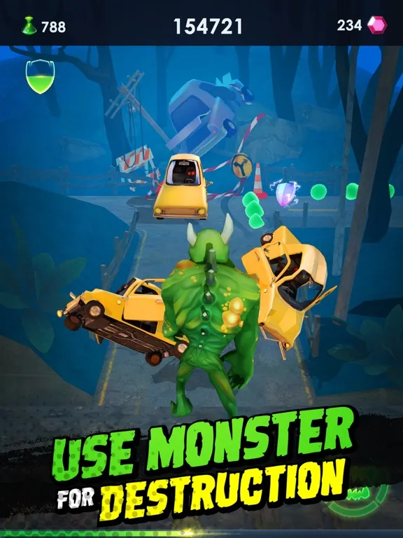 Tangkapan skrin Zombie Run 2: Craft Fun Runner iPad 