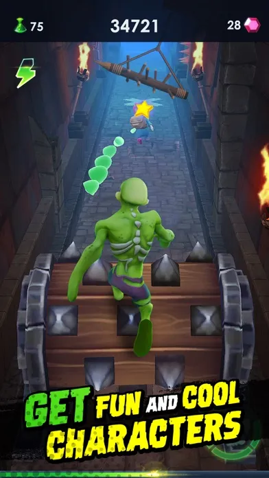 Tangkapan skrin Zombie Run 2: Craft Fun Runner