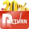 買うだけ得する通販アプリ「RETURN」還元率20％