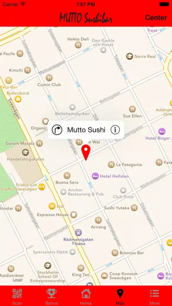 Tangkapan skrin Mutto Sushi