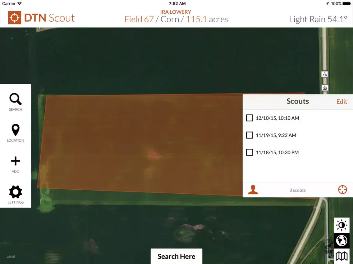Screenshot di DTN Scout – Ag Field Scouting Revolutionized iPad 