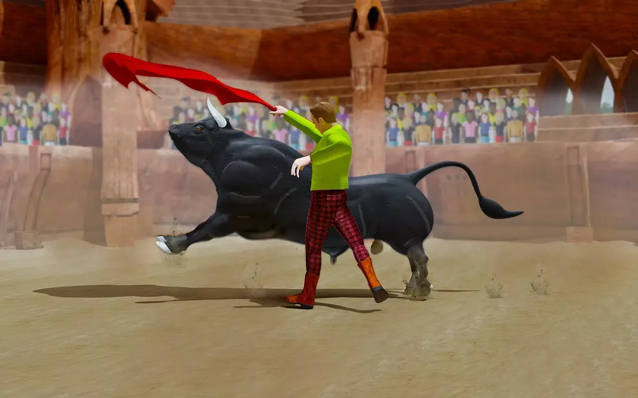 Ảnh chụp màn hình của Angry Bull Attack Cow Games 3D