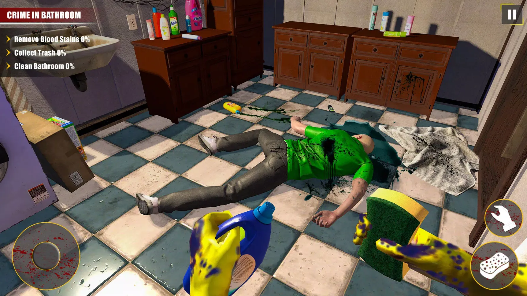 Crime Case Evidence Cleaner Screenshots