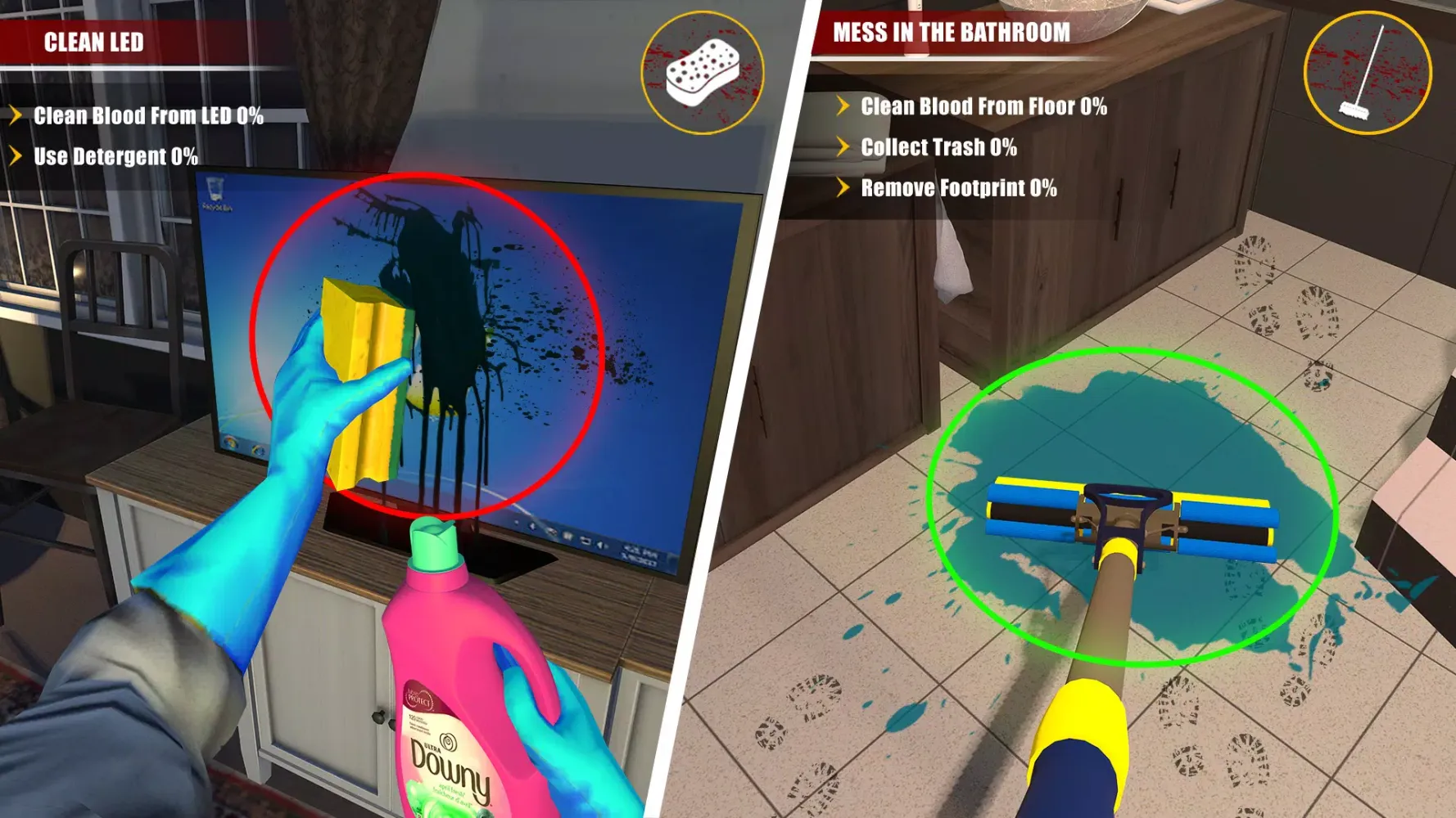 Crime Case Evidence Cleaner Screenshots