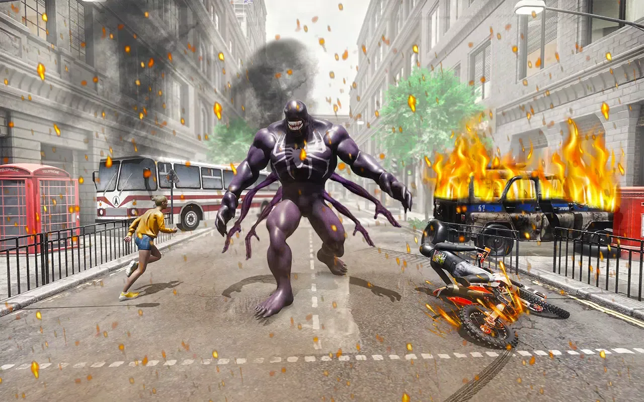 Spider Rope hero Vice Town 3D Screenshots