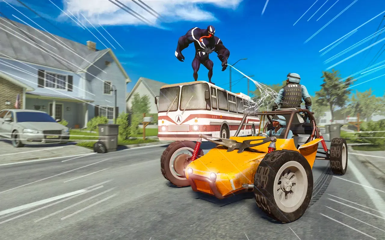 Spider Rope hero Vice Town 3D Screenshots