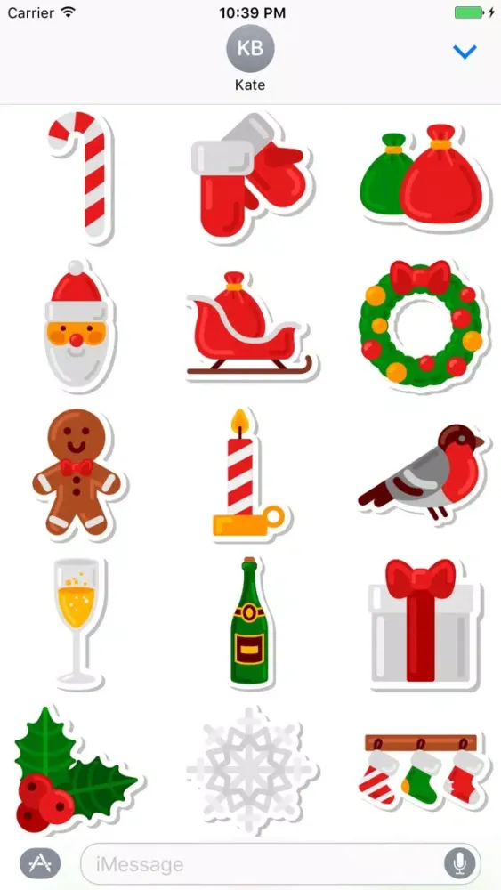 Ảnh chụp màn hình của Christmas Stickers Pack 1 - Weihnachten - Noël