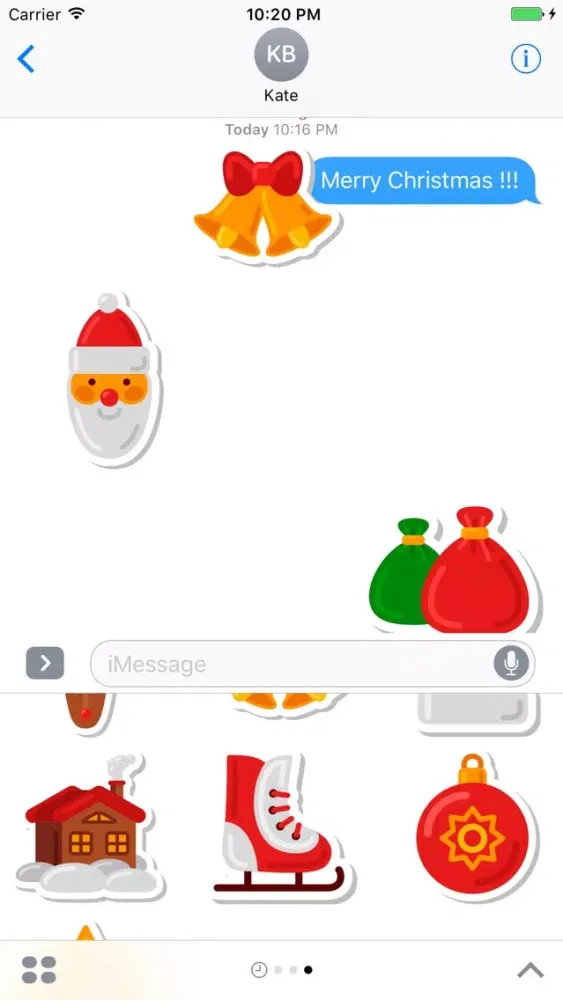 Ảnh chụp màn hình của Christmas Stickers Pack 1 - Weihnachten - Noël
