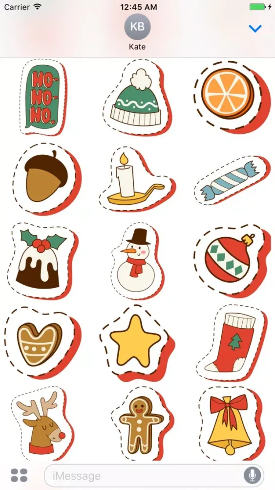 Screenshot di Christmas Stickers Pack 2 - Weihnachten - Noël
