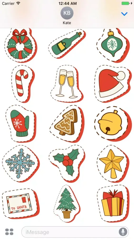 Screenshot di Christmas Stickers Pack 2 - Weihnachten - Noël