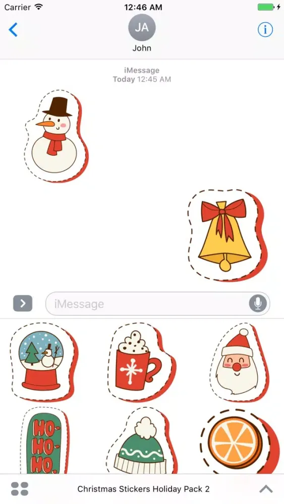 Screenshot di Christmas Stickers Pack 2 - Weihnachten - Noël