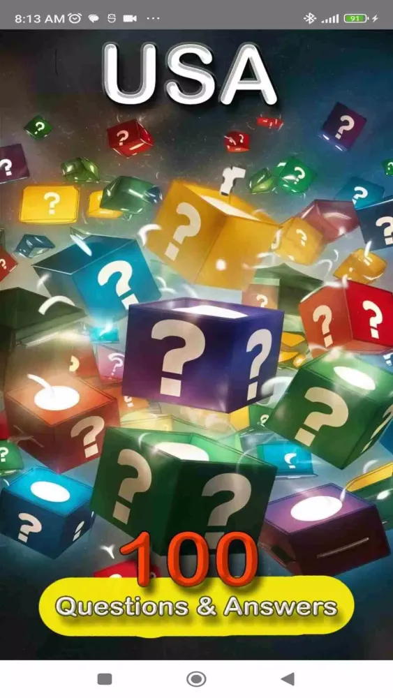 USA 100 Questions and Answers 스크린샷