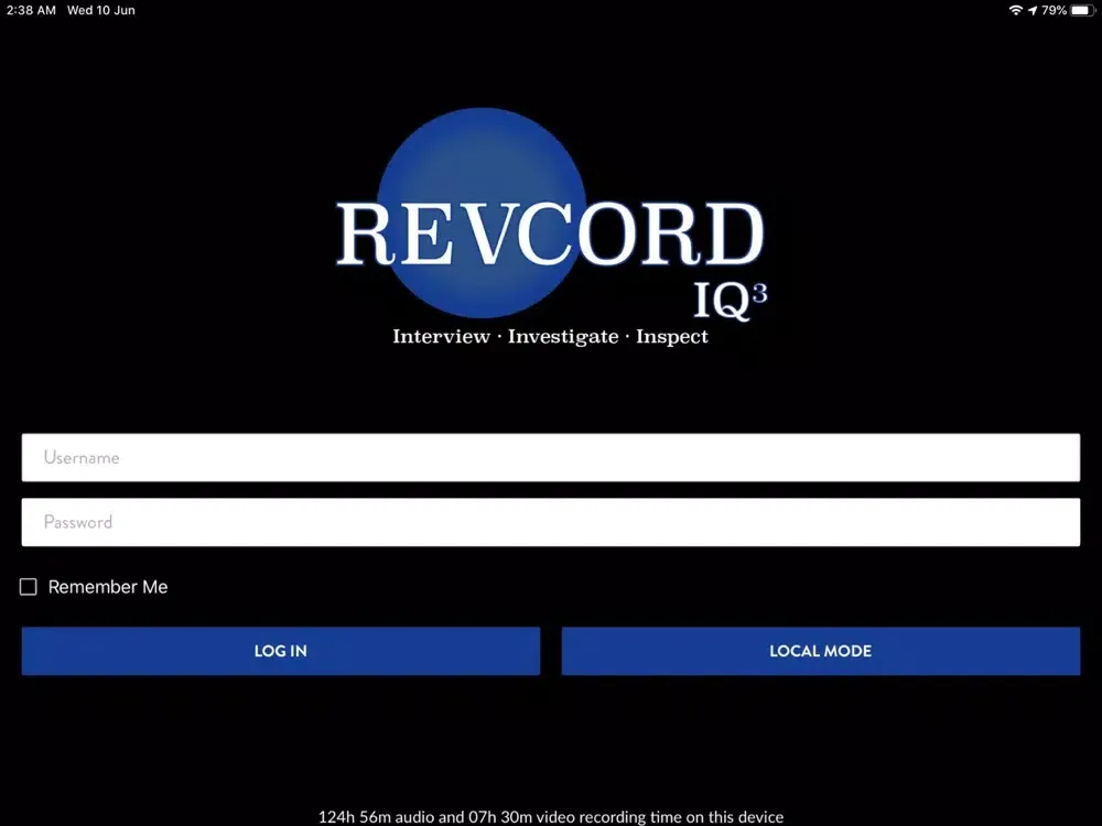 Revcord IQ3/MD iPad  Screenshots