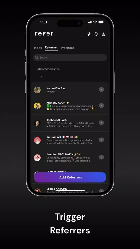 Refer - Smart intros স্ক্রিনশট