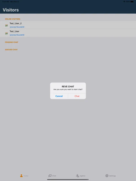 REVE Chat iPad 应用截图